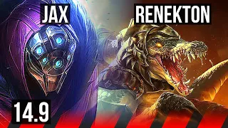 JAX vs RENEKTON (TOP) | 9/1/5 | BR Master | 14.9