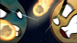 Titan vs Ganymede: The king of the moons death fight💀 | @SolarBalls