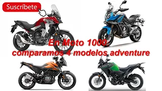 Comparamos 4 motos adventure de media cilindrada y las puntuamos por sus características.