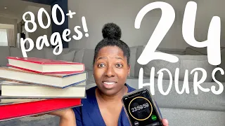 24 Hour Readathon Reading Vlog | Read with me