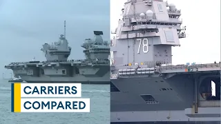 USS Gerald R Ford v HMS Queen Elizabeth: Comparing the US & UK carriers