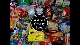 March Walmart Grocery Haul & Meal Plan