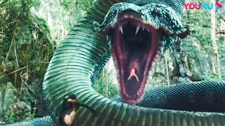 Expedition vs. Snake! Will they be able to escape from the serpent? | Snake | YOUKU MONSTER MOVIE