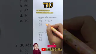 SOAL TIU TES INTELEGENSI UMUM CPNS TES BUMN TES POLRI PSIKOTES MATEMATIKA DASAR TES MASUK KERJA