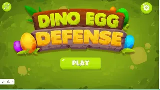 Dino Egg Defense Game / WS Free Games