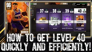 HOW TO GET TO LEVEL 40 QUICKLY! - NBA 2k23 MyTeam