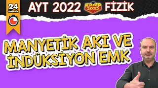 Manyetik Akı ve İndüksiyon Emk  | AYT Fizik #kamp2022