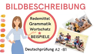 Bildbeschreibung A2-B1| Mündliche Prüfung | Deutsch lernen