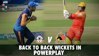 Back To Back Wickets In Powerplay | Sindh vs Central Punjab | Match 19 | National T20 2021 | MH1T