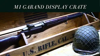 My DIY M1 Garand Crate for display.