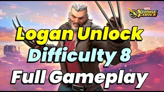Old Man Logan Trial Event: Difficulty 8 Full Gameplay! How to 4 Star Unlock! | MARVEL Strike Force