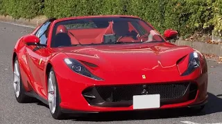 【大黒PA】スーパーカー加速サウンド‼️812GTS, アヴェンタドール, ディアブロ, ガヤルド, 720s, 488, 355, GT3, など‼️