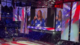 Stanley Cup finals 🏒🏒June 30, 2021❤️USA 🇺🇸national anthem ❤️TB  Lightning vs Montreal Canadians