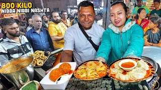 40/- Rs Stock Market Thali, Couple sell Momos, 2 Brothers Pizza 😍 Punjab's UNIQUE Street Food India