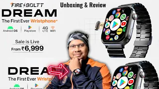 Fire-boltt Dream Smartwatch⚡️"Android Wristphone" Unboxing & Full Review🔥@blackopsrebornyt