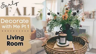 Early Fall Decorate with Me 2023 | Fall Decorating Ideas | Fall Living Room