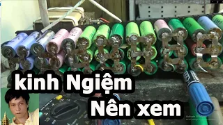 Kinh Nghiệm đóng pin xe đạp điện, Cách độ pin xe đạp điện