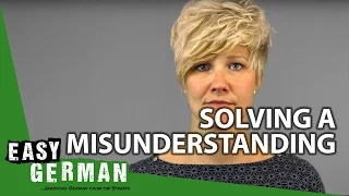 Solving a misunderstanding - German Basic Phrases (42)