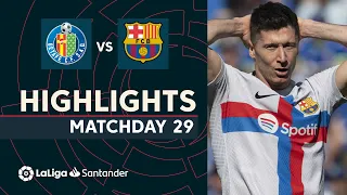 Highlights Getafe CF vs FC Barcelona (0-0)