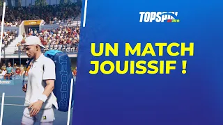 Top Spin 2K25 : Un match en ligne JOUISSIF !