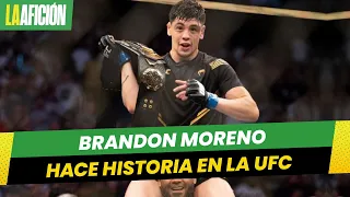 Brandon Moreno hace historia al ser el primer campeón mexicano de el UFC