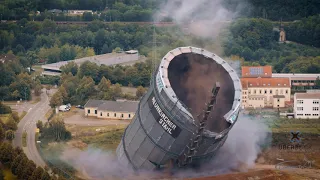 Sprengung des Gasometers in Neunkirchen (Saar)💥