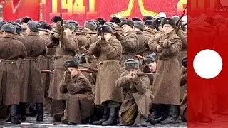 WWII Military parade in Russia: T-34, T-38 tanks & 6,000 soldiers mark legendary 1941 march