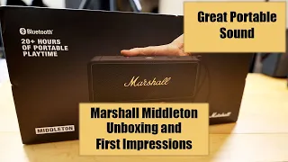 Marshall Middleton Unboxing and First Impressions