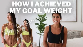 HOW I ACHIEVED MY GOAL WEIGHT THROUGH A CUT/FAT LOSS PHASE | NASM CPT my methods & how I had success