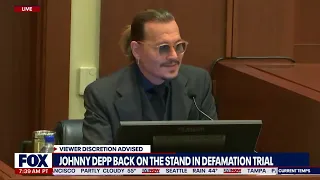 Johnny Depp snaps at Amber Heard attorney: Not wasting anyone's time, sir | LiveNOW from FOX