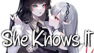 「Nightcore」 She Knows It - Maggie Lindemann ♡ (Lyrics)