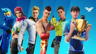 Fortnite Streamers React To Their Own Icon Skin! (IN ORDER)