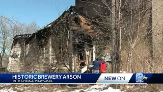 Police searching  for brewery arson suspect