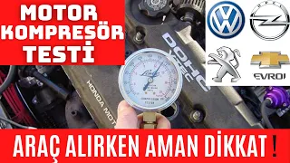 KOMPRESYON TESTİ NASIL YAPILIR ? Derece ile Motorun Kompresör Ölçümü - ARAÇ ALIRKEN AMAN DİKKAT !