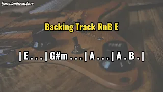 RnB Soul Guitar Backing Track in E Major