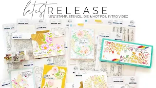 June 2023 Stamp, Stencil, Die & Hot Foil Product Intro