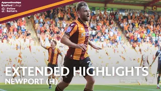 EXTENDED HIGHLIGHTS: Bradford City v Newport County