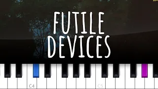 Futile Devices ~ Sufjan Stevens (piano tutorial)