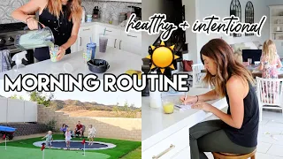 Healthy and Intentional Morning Routine | Mom of 3 Littles | Kendra Atkins