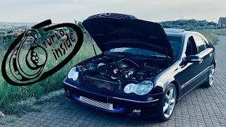 Mercedes W203 Turbo Pt8 (Final) | We Have TURBO Noises!!! First Drive! (Broke Down🤣)