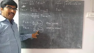 Reduction formulae for integration of sin ^ m x . cos ^ n x dx  from 0 to π/2