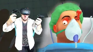 СТАЛ ВРАЧОМ - СИМУЛЯТОР ХИРУРГА VR (Surgeon Simulator VR) HTC VIVE