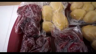 Автоклав ИПКС-128-500: варка и стерилизация овощей в вакуумной упаковке (картофель, свёкла)