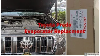 Toyota LandCrusier Prado J150 Dashboard Opening For  Evaporator Unit Replacment