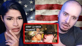 British Couple Reacts to What US Army Recruits Go Through At Boot Camp