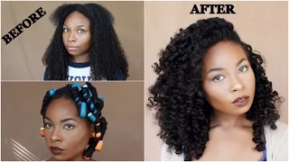 How To: Twist And Curl W/ Her Given Hair