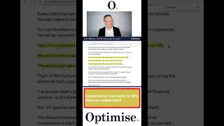 19% Corporation Tax is back - The Growth Plan Mini Budget announcement