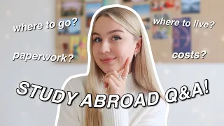 STUDY ABROAD 101 | research, application, moving & costs