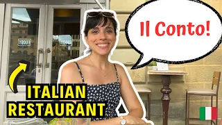 How to ASK FOR THE BILL at the Italian Restaurant (and other helpful Italian conversations)