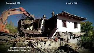 Arguvan Eymir Köyü Deprem Sonrası Yıkılan Evler